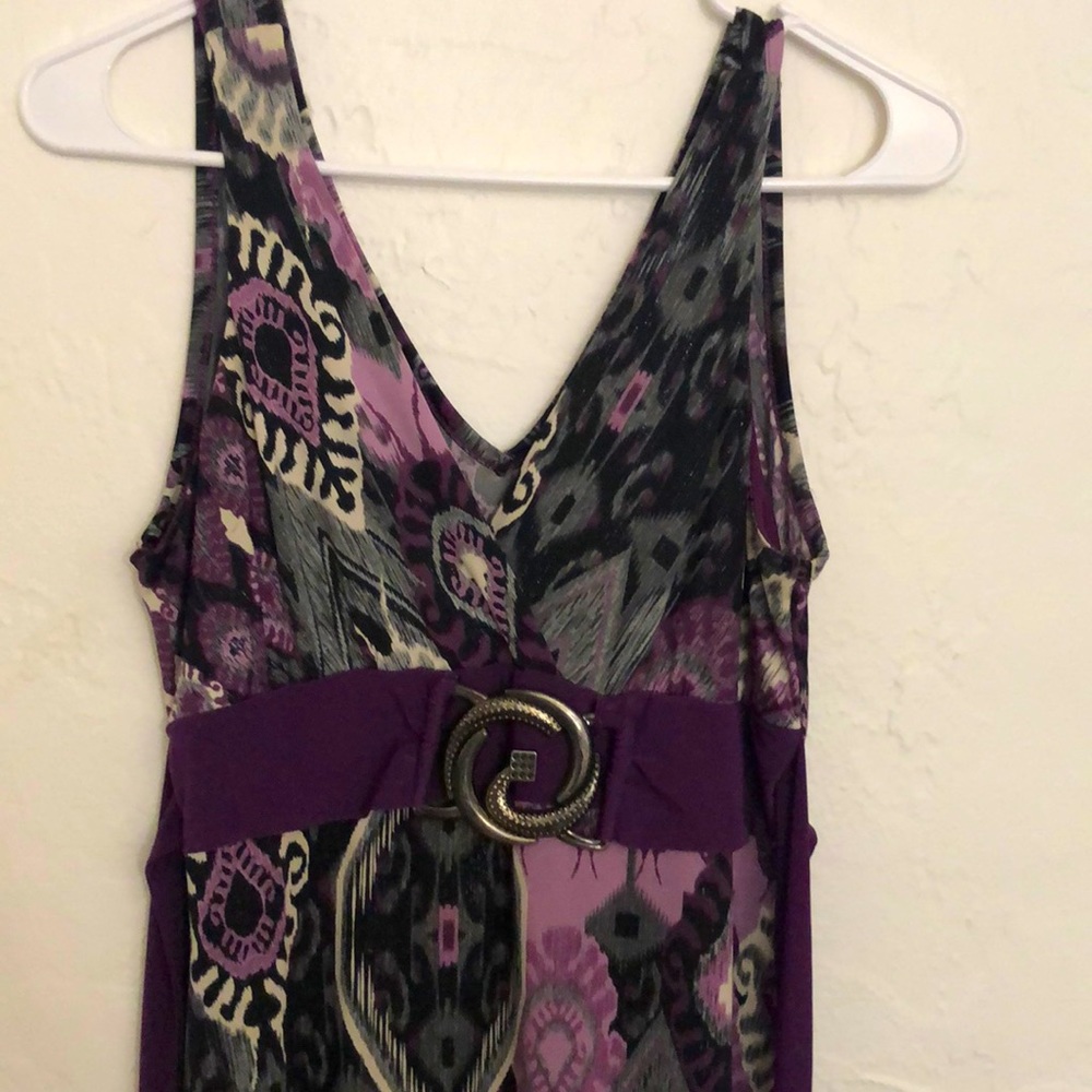 Beautiful silk dinner dress/ club dress if you still go out. Very elegant, sexy.